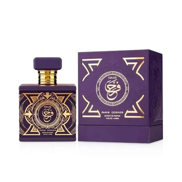 Paris Corner Farah Extrait de Parfum 100ml em fundo claro