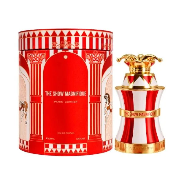 Paris Corner The Show Magnifique EDP 100ml em fundo claro