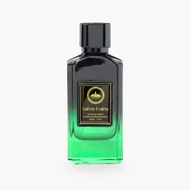 Maison Alhambra Green Forest Extrait de Parfum 50ml em fundo claro