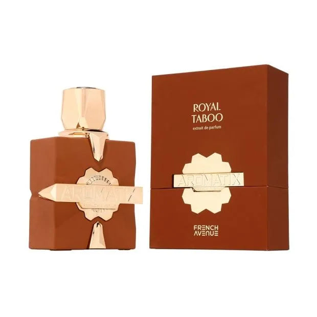 French Avenue Aromatix Royal Taboo Extrait de Parfum 100ml em fundo claro