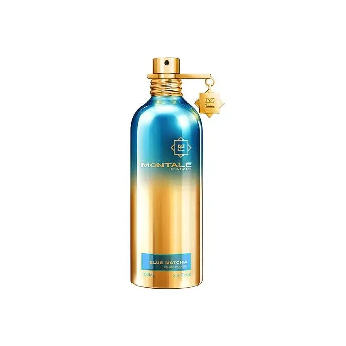 Tester Montale Uni Montale Blue Matcha EDP 100ml em fundo claro