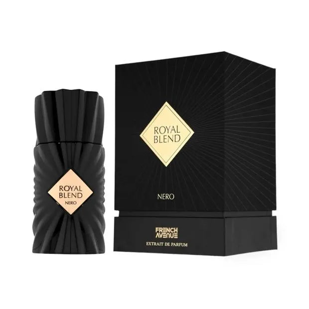 French Avenue Royal Blend Nero Extrait de Parfum 100ml em fundo claro