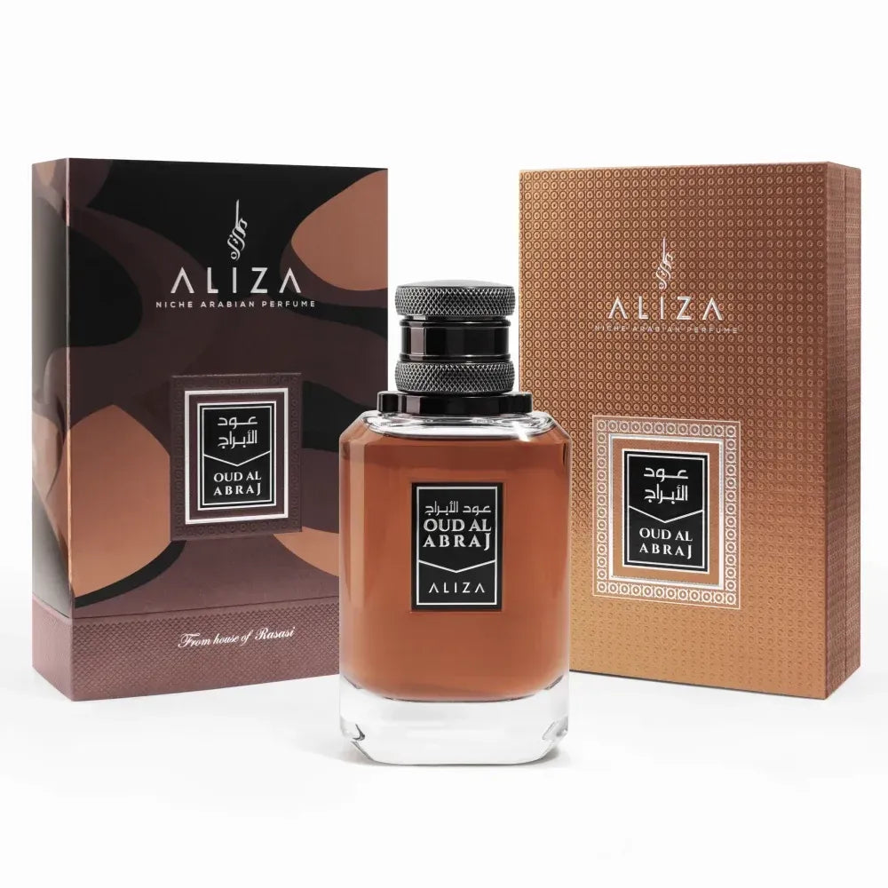 Rasasi Aliza OUD Al Abraj Rasasi EDP 100ml em fundo claro