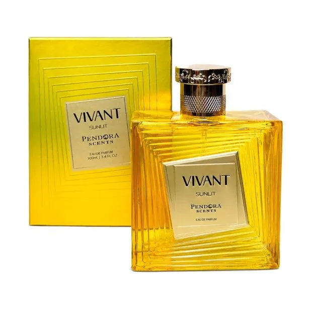 Paris Corner Pendora Vivant Sunlit EDP 100ml em fundo claro