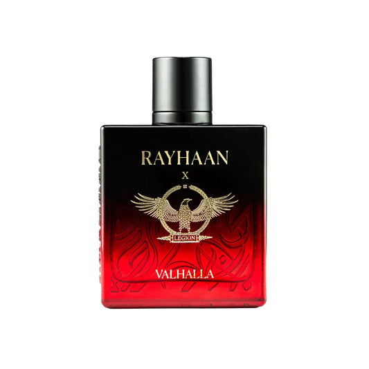 Rayhaan Valhalla EDP 100ml em fundo claro