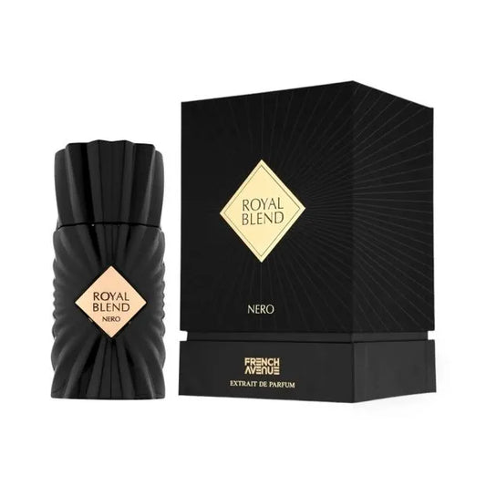 French Avenue Royal Blend Nero Extrait de Parfum 100ml em fundo claro