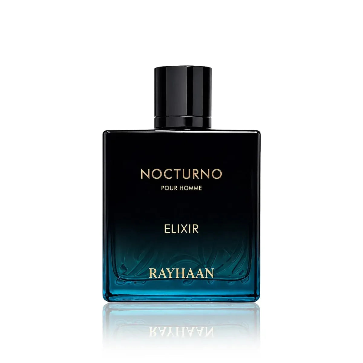 Rayhaan Nocturno Elixir EDP 100ml em fundo claro