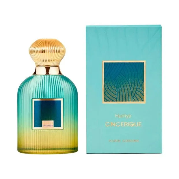 Paris Corner Hurriya Gingerique EDP 100ml em fundo claro