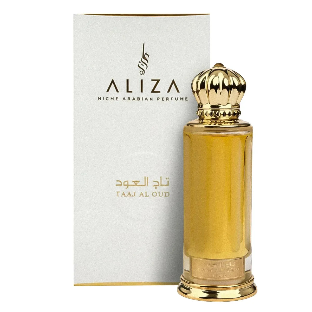 Rasasi Aliza Taaj Al OUD Rasasi EDP 75ml em fundo claro