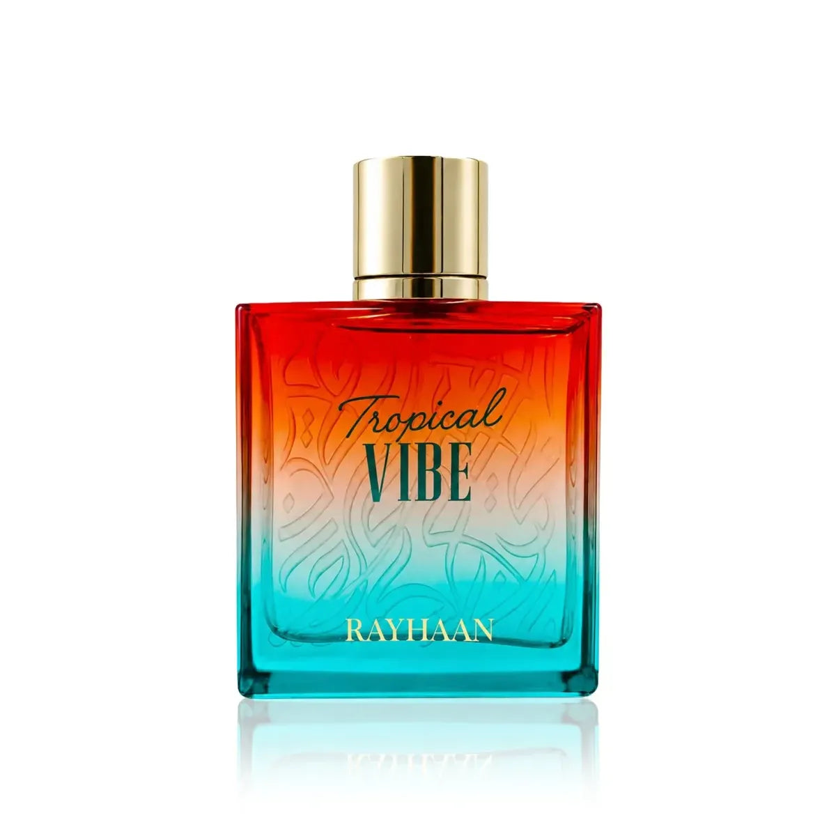 Rayhaan Tropical Vibe EDP 100ml em fundo claro
