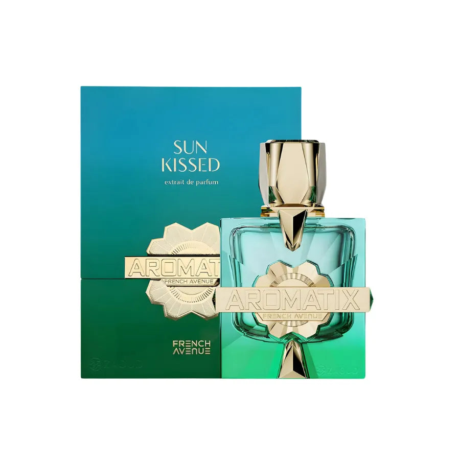 French Avenue Aromatix Sun Kissed Extrait de Parfum 100ml em fundo claro