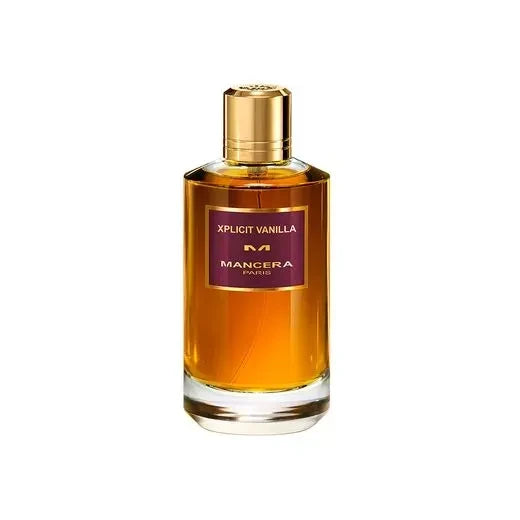 Mancera Xplicit Vanilla EDP 120ml em fundo claro