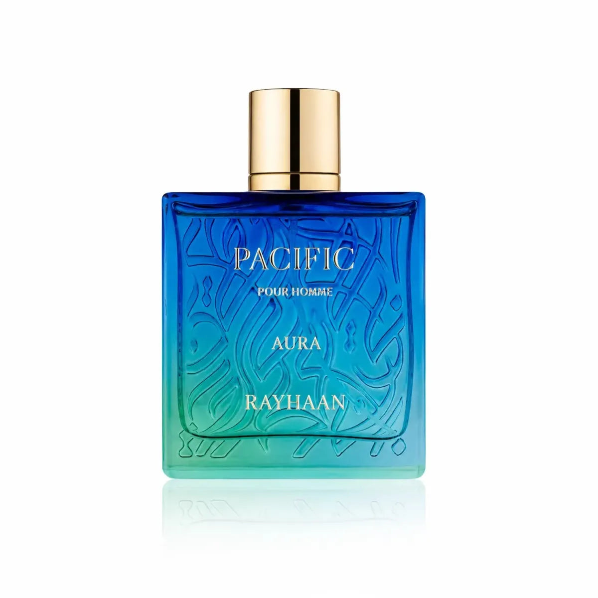 Rayhaan Pacific Aura EDP 100ml em fundo claro