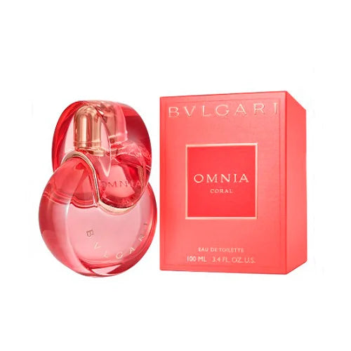 Bvlgari Omnia Coral EDT 100ml em fundo claro