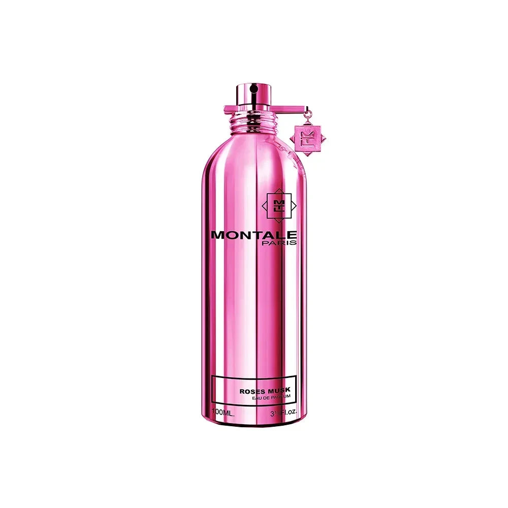 Montale Roses Musk EDP 100ml em fundo claro