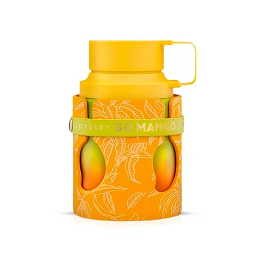 Armaf Odyssey Go Mango EDP 100ml em fundo claro