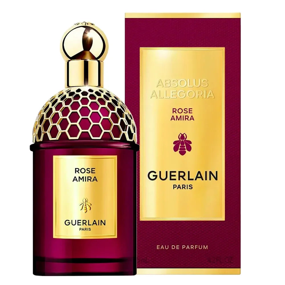 Guerlain Absolus Allegoria Rose Amira EDP 125ml em fundo claro
