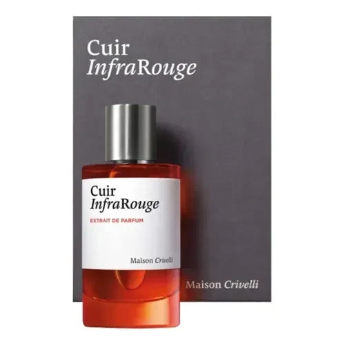 Tester Maison Crivelli Cuir Infrarouge - ( ) Extrait de Parfum 100ml em fundo claro