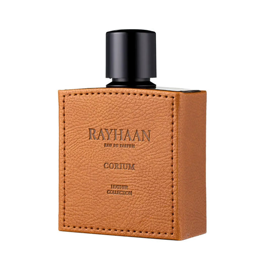Rayhaan Corium EDP 100ml em fundo claro