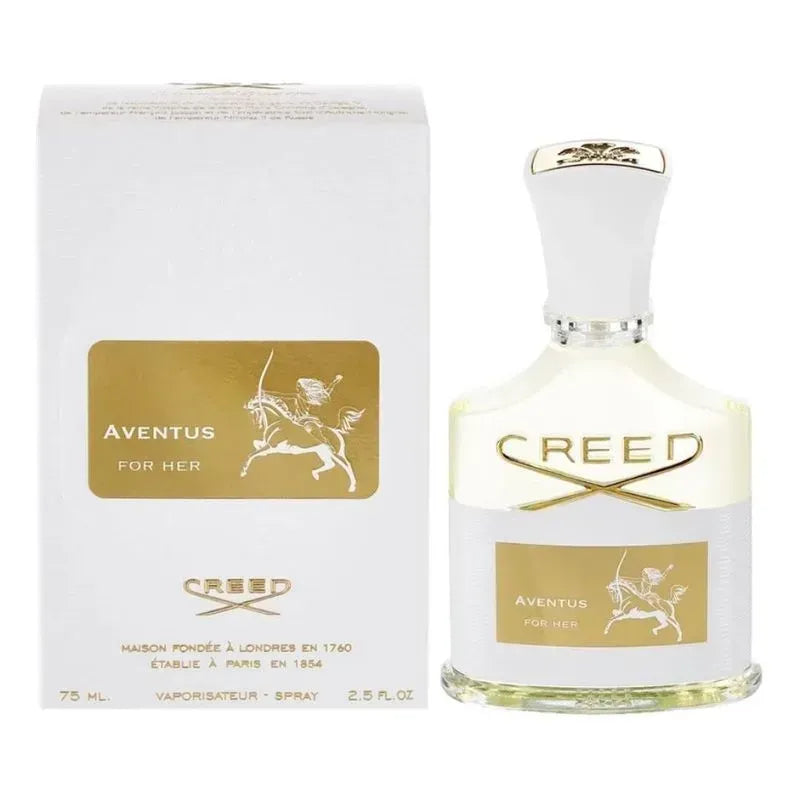 Creed Aventus for Her Eau de Pafum EDP 75ml em fundo claro
