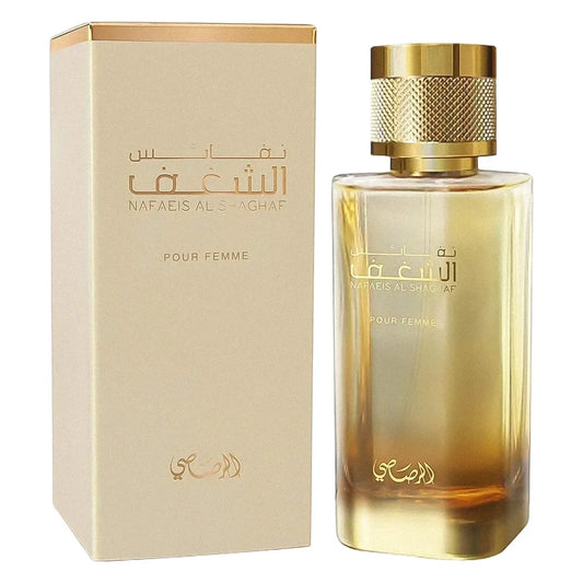 Rasasi Rasasi Nafeis Al Shaghaf Rasasi EDP 100ml em fundo claro